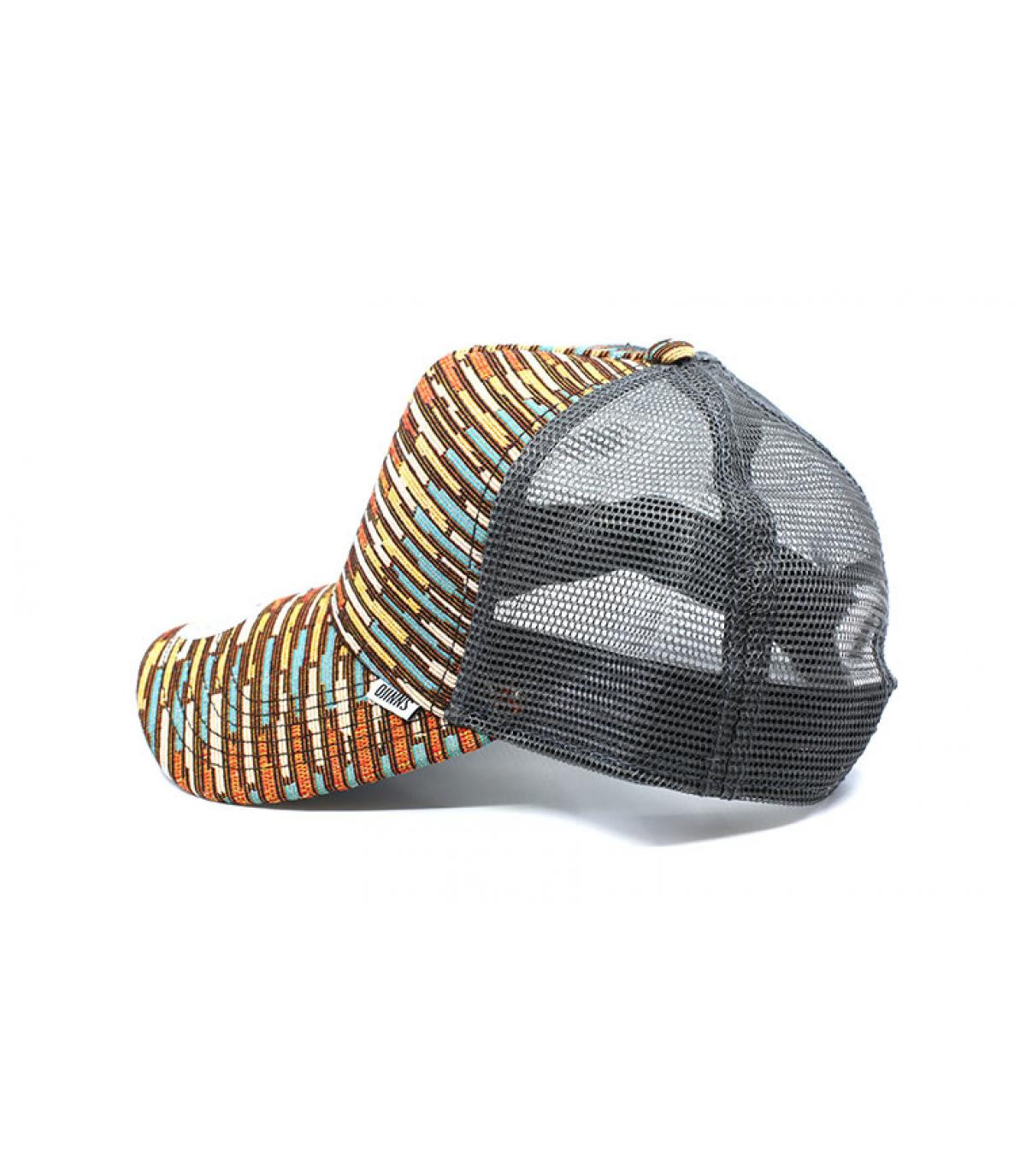 Djinns brown stripes trucker Djinns Djinns brown stripes trucker Djinns